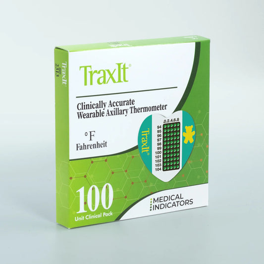 Traxit Wearable Children's Underarm Thermometer - 100CT Medical Indicators - 