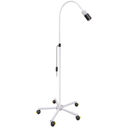 LED Examination Lamp FOCUS on 5-feet-stand - Powder Coated - White - CLEARANCE