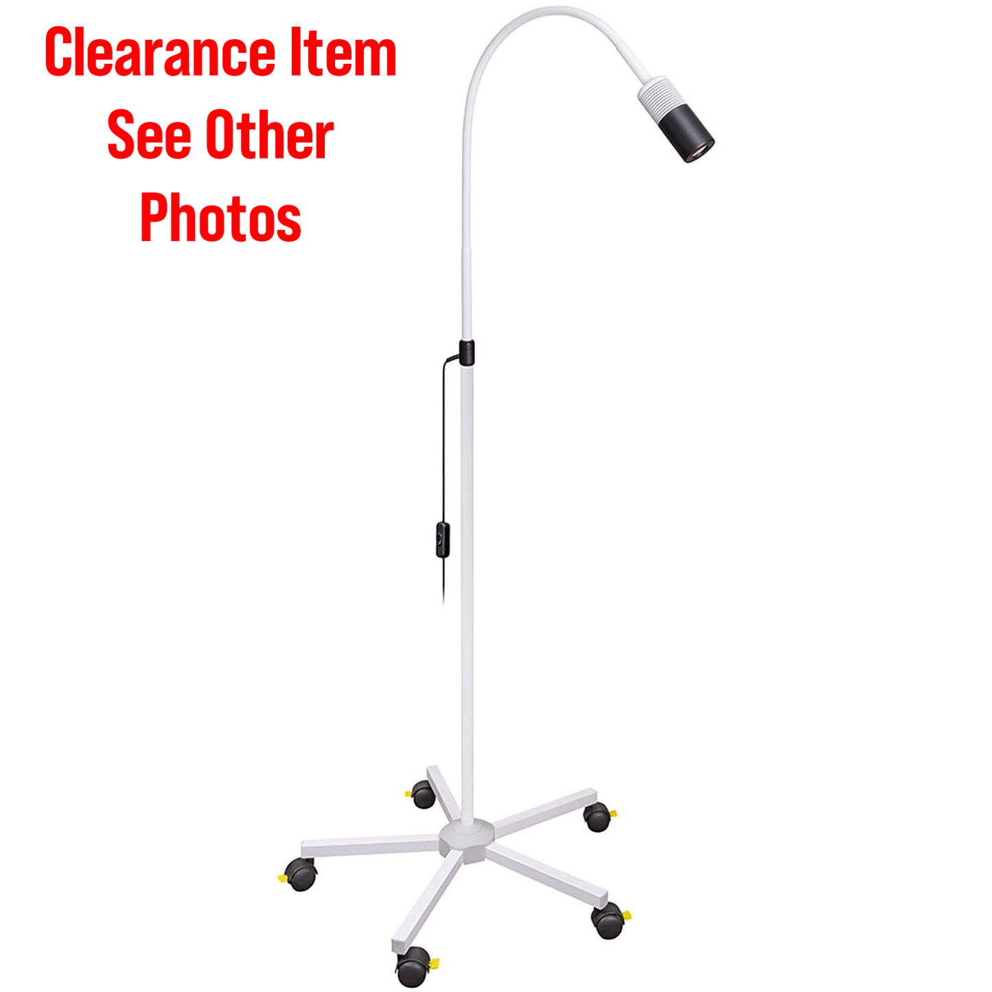 5-feet Stand for LED Examination Lamp - STAND ONLY - CLEARANCE