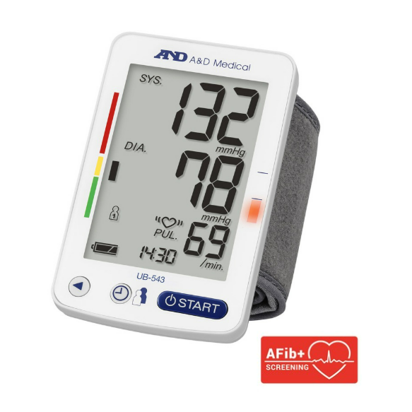 A&D Medical UB-543 Wrist Blood Pressure Monitor - 