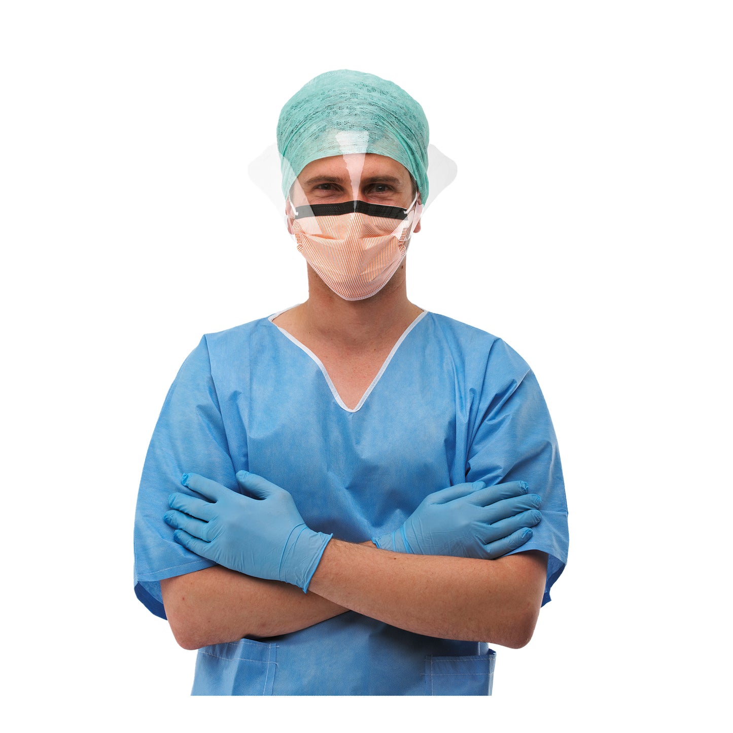 FluidProtect Face Mask/Visor Type IIR (Loops) x100 - 