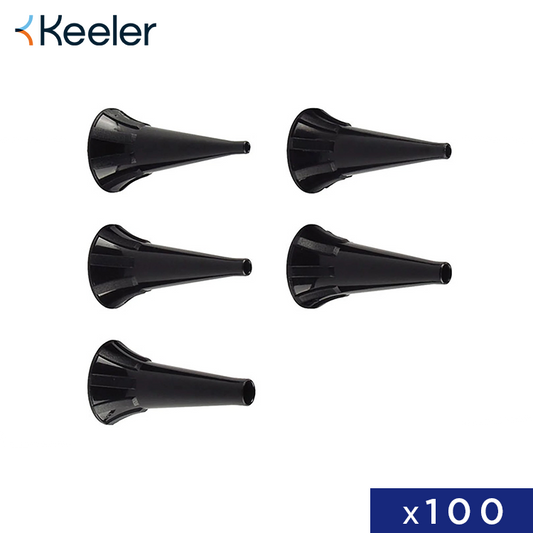 Keeler Jazz Ear Specula 2mm Black - Pack of 100 - Keeler