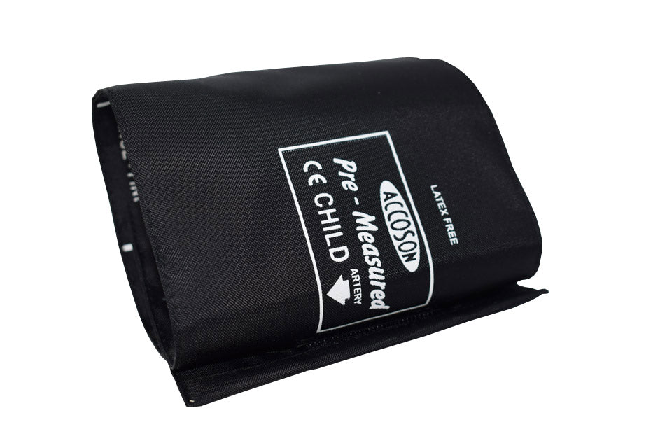 Accoson Standard Double Tube Velcro Cuff Set With Bulb & Valve - Accoson