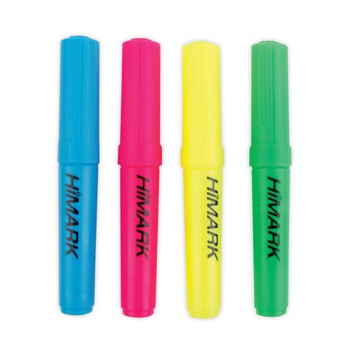 Hi-Glo Highlighters Assorted (Pack of 4) - 