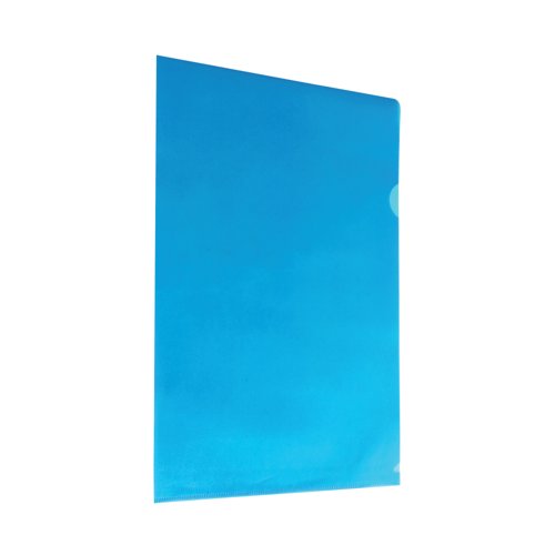 Blue Cut Flush Folders (Pack of 100) - 