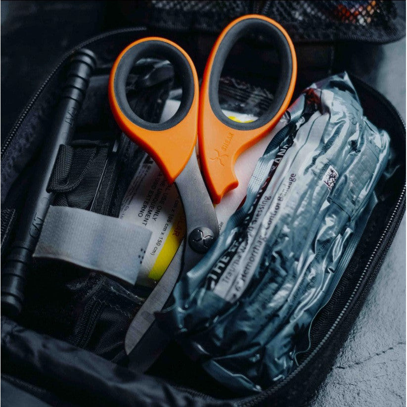 XShear Trauma Shears - Green and Gray - XShear