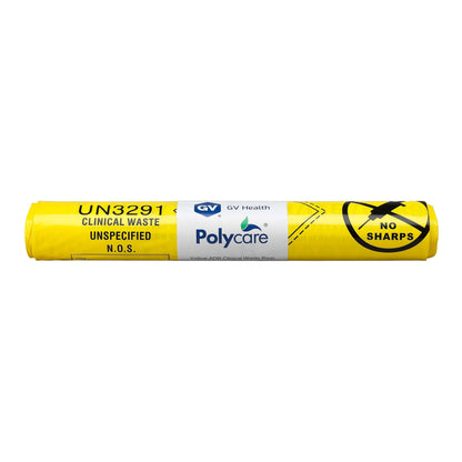Yellow - Bulk Carriage Bag - Large 90L - Roll of 10 - 