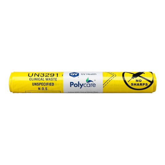 Yellow - Bulk Carriage Bag - Large 90L - Roll of 10 - 
