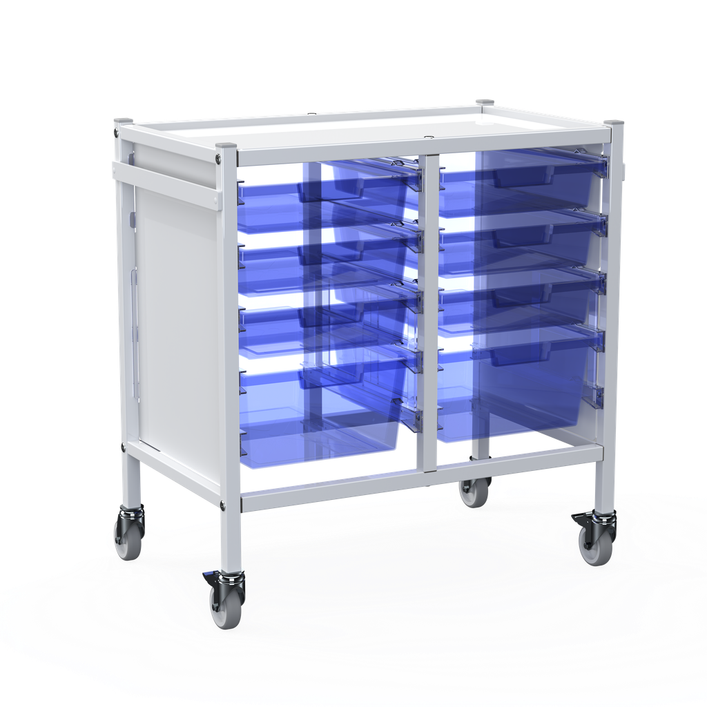 Shuttleworth Low Double Medical Storage Trolley - 