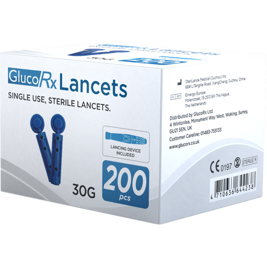 GlucoRX Lancets x200