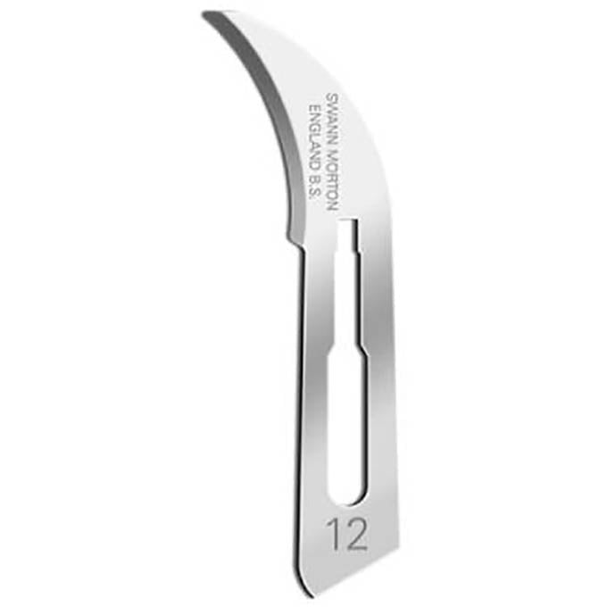 Blade 12 - Carbon Steel - Sterile - Pack Of 100 - Swann Morton