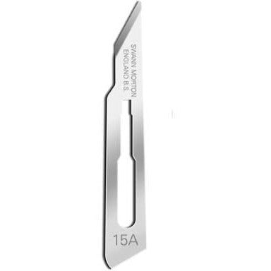 Surgical Scalpel Blade 15A - Carbon Steel - Sterile x 100