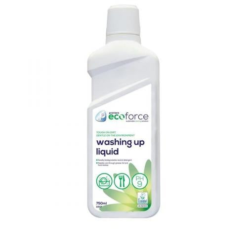 Ecoforce Washing Up Liquid 750ml - Bunzl Catering Supplies