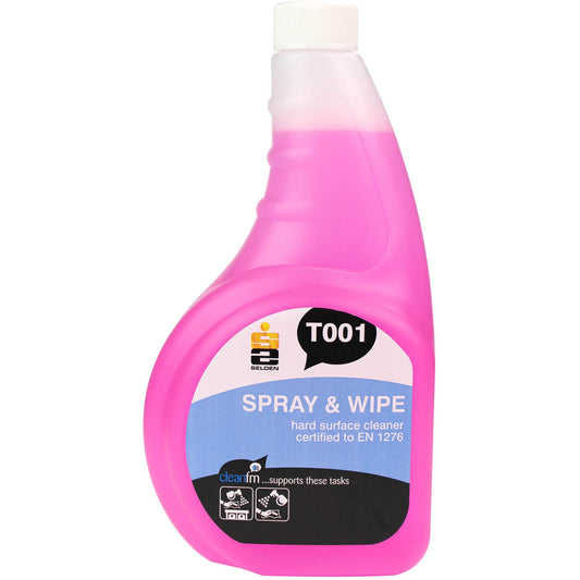 Selden Spray Wipe Bacterial Cleaner 750ml