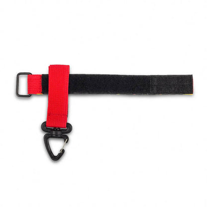 Glove Holder/Rope Accessory w/ Multi-Use Carabiner - Red Polyester