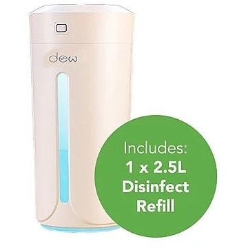 Personal / Vehicle Dry Mister - Includes 1 x 2.5L Disinfect Refill - Dew