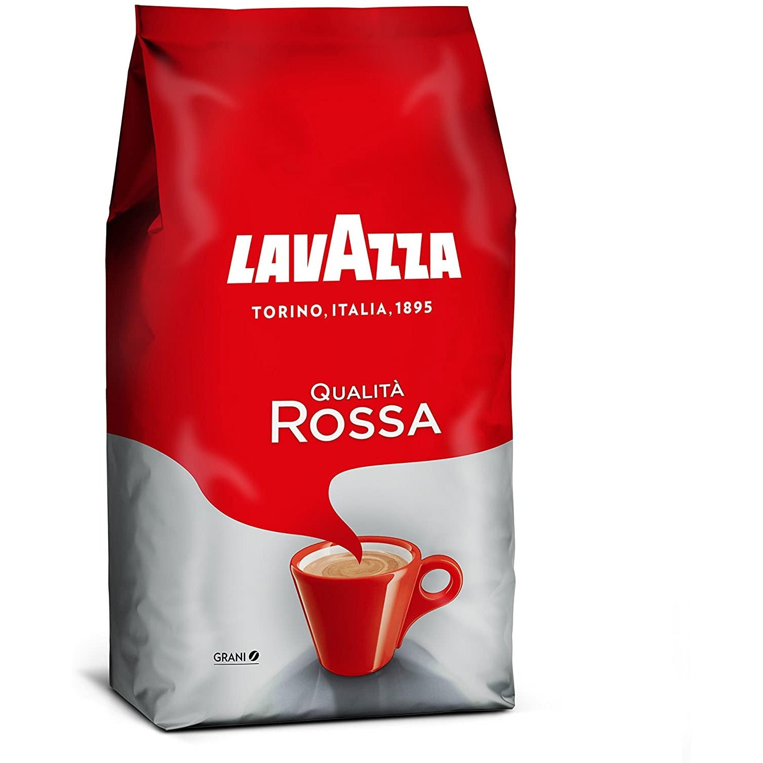 Lavazza Qualita Rossa Espresso Beans - 2.2LB Bag Authentic Italian Blend