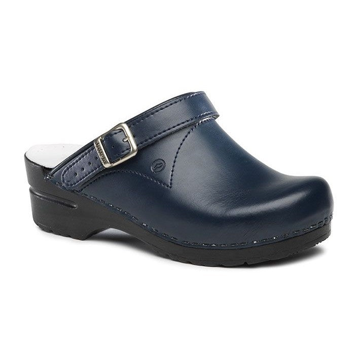 Flexiklog Unisex Flexible Clog with Elasticated Heel Strap - Navy - 