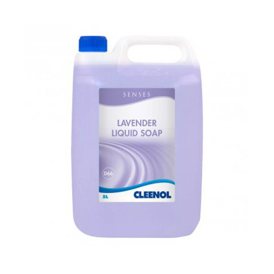 Senses Lavender Liquid Soap - 5 Litres - Cleenol