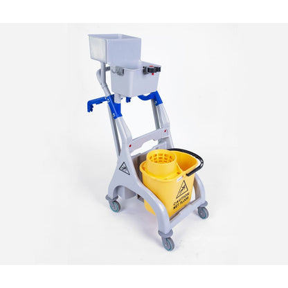 Socket Mop Quick Response Trolley, Bucket & Wringer - 