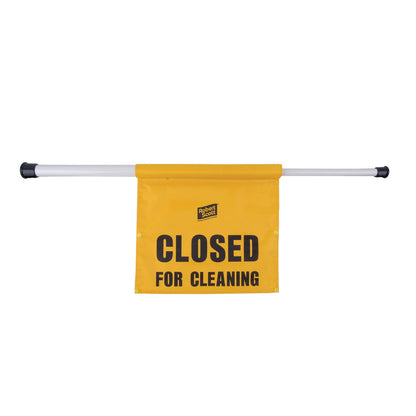 Hanging Door Safety Sign - 'Closed For Cleaning'
