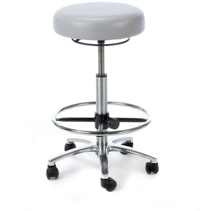 Deluxe Medical Stool - High version - Height Range 54-74 - Foot Support Ring Fitted