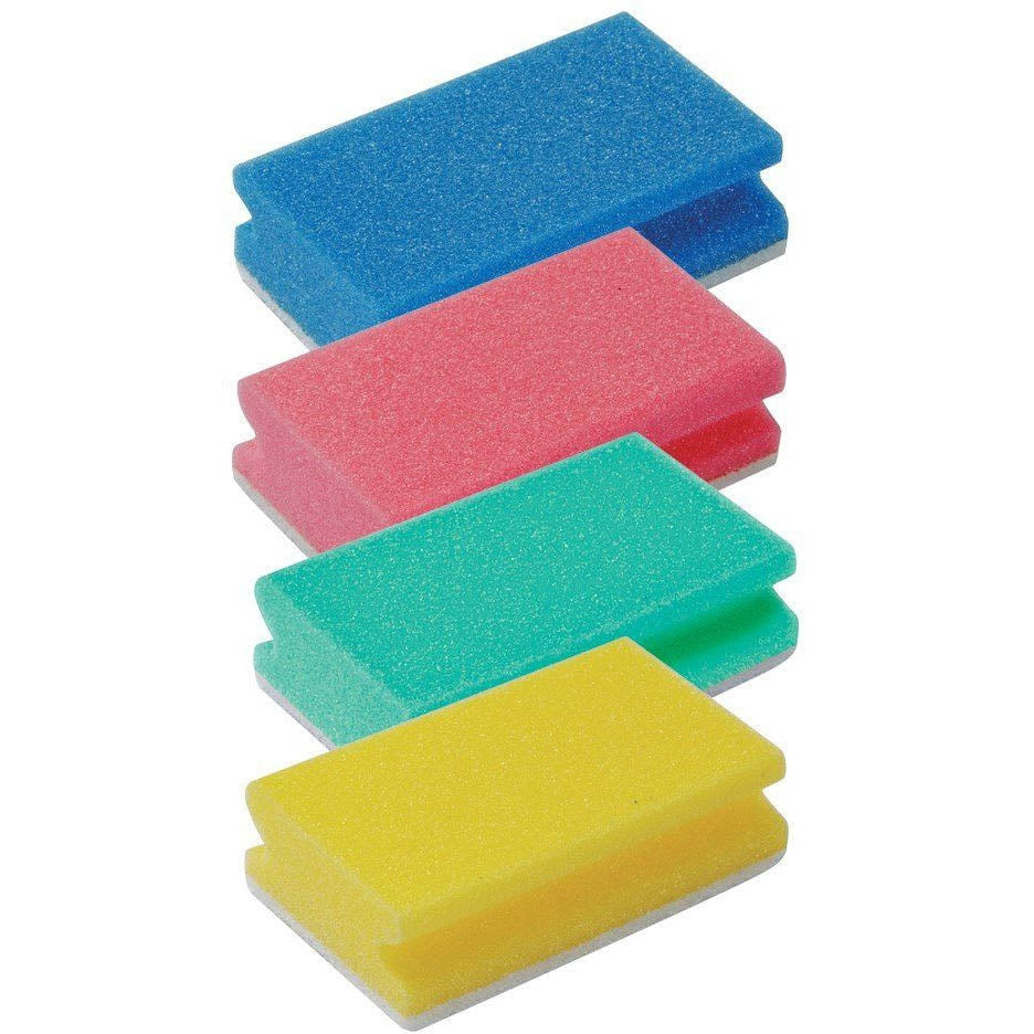 Finger Gripped Sponge Scourer - Pack of 10 - 