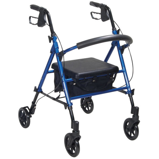 Adjustable Seat Height Rollator - 