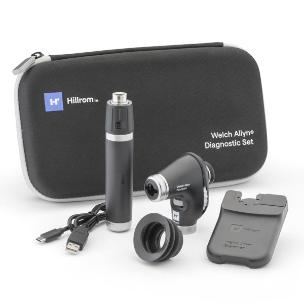 Welch Allyn PanOptic Plus Ophthalmoscope - Rechargeable USB Handle - iExaminer Kit