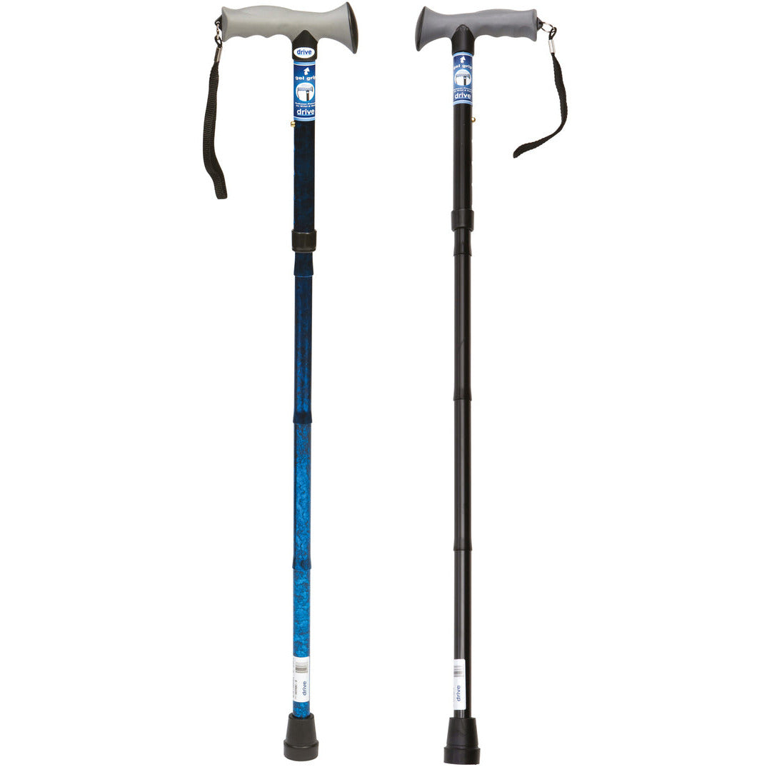 Folding Cane with Gel Grip - 