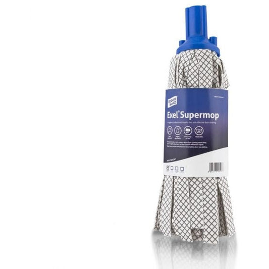 Excel Supermop HEAD - Antibacterial - Blue - Robert Scott