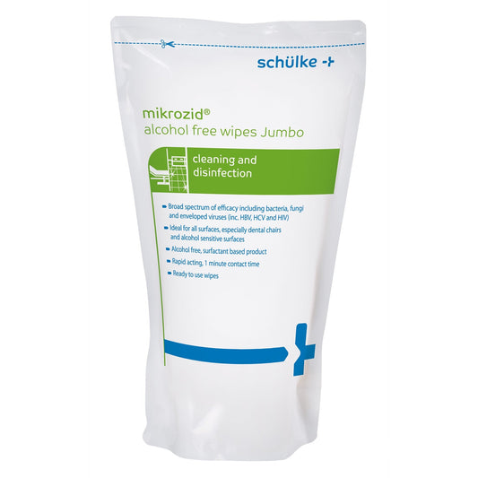 mikrozid® alcohol wipes jumbo refills - 200 Bag - Mikrozid