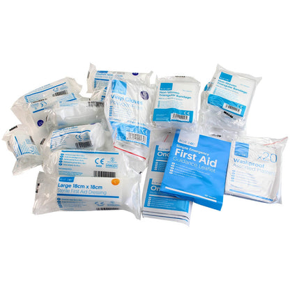 1-10 Person HSE First Aid Kit - Refill - Crest Medical