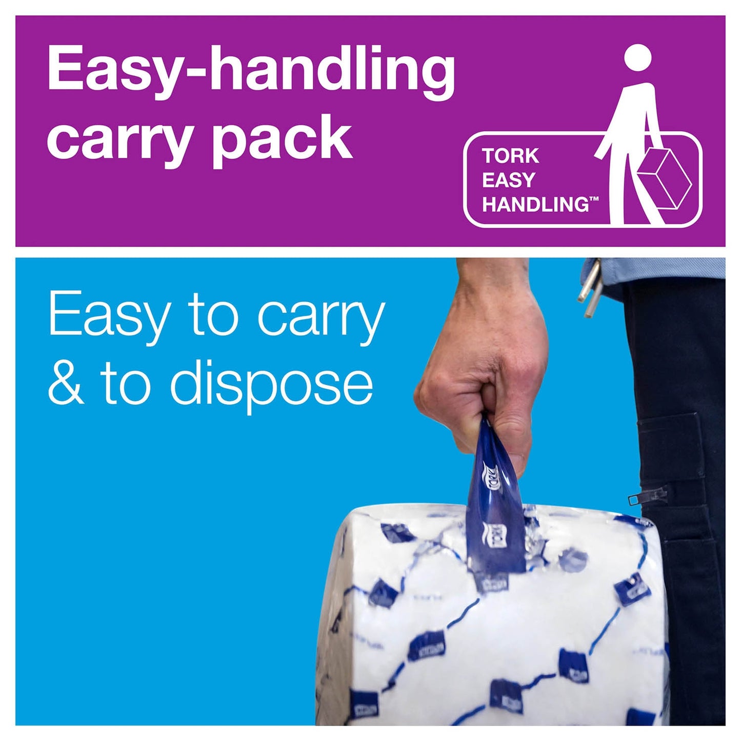 Tork Soft Jumbo Toilet Roll Premium 2Ply - 110275 - Case of 6 x 360m - Tork