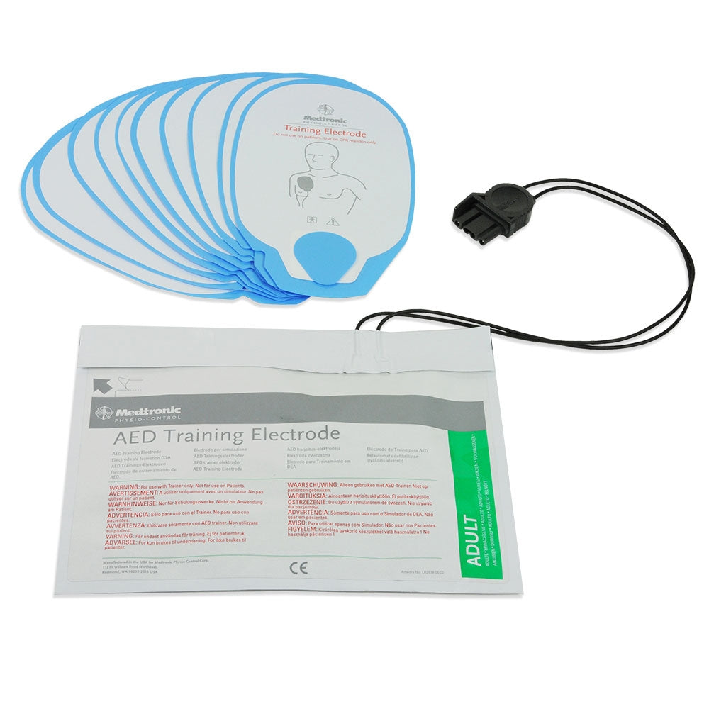 LifePak 1000 Training Electrodes - Adult (Complete) - Physio Control