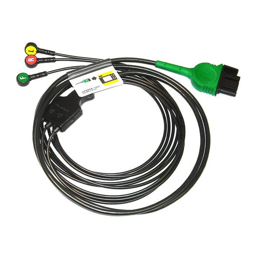 3-Lead ECG Cable (IEC)