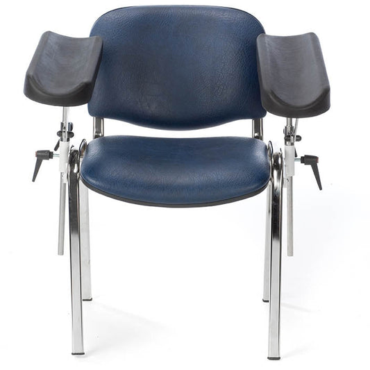 Fixed Height Phlebotomy Chair With Dual Armrests