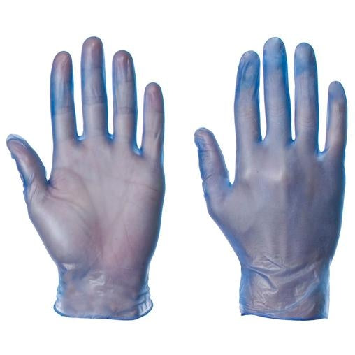 Vinyl Powdered Gloves - Large - Box Of 100 - Discontinued