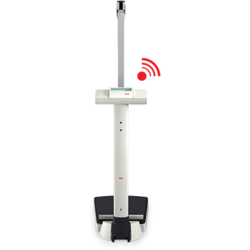 Seca 704 Electronic Column Scale with Integrated Digital Measuring Rod