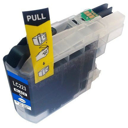 Brother LC223BK Black Ink Cartridge - Compatible - CTS