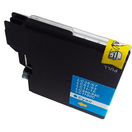 Brother MFC290C Cyan Ink LC1100C also for LC980C  [LC980/1100C] - Compatible - Brother