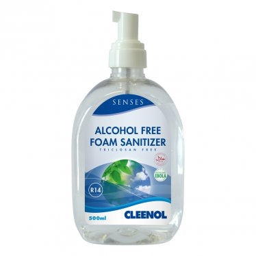 Senses Alcohol Free Foam Sanitizer - 500ml - Cleenol