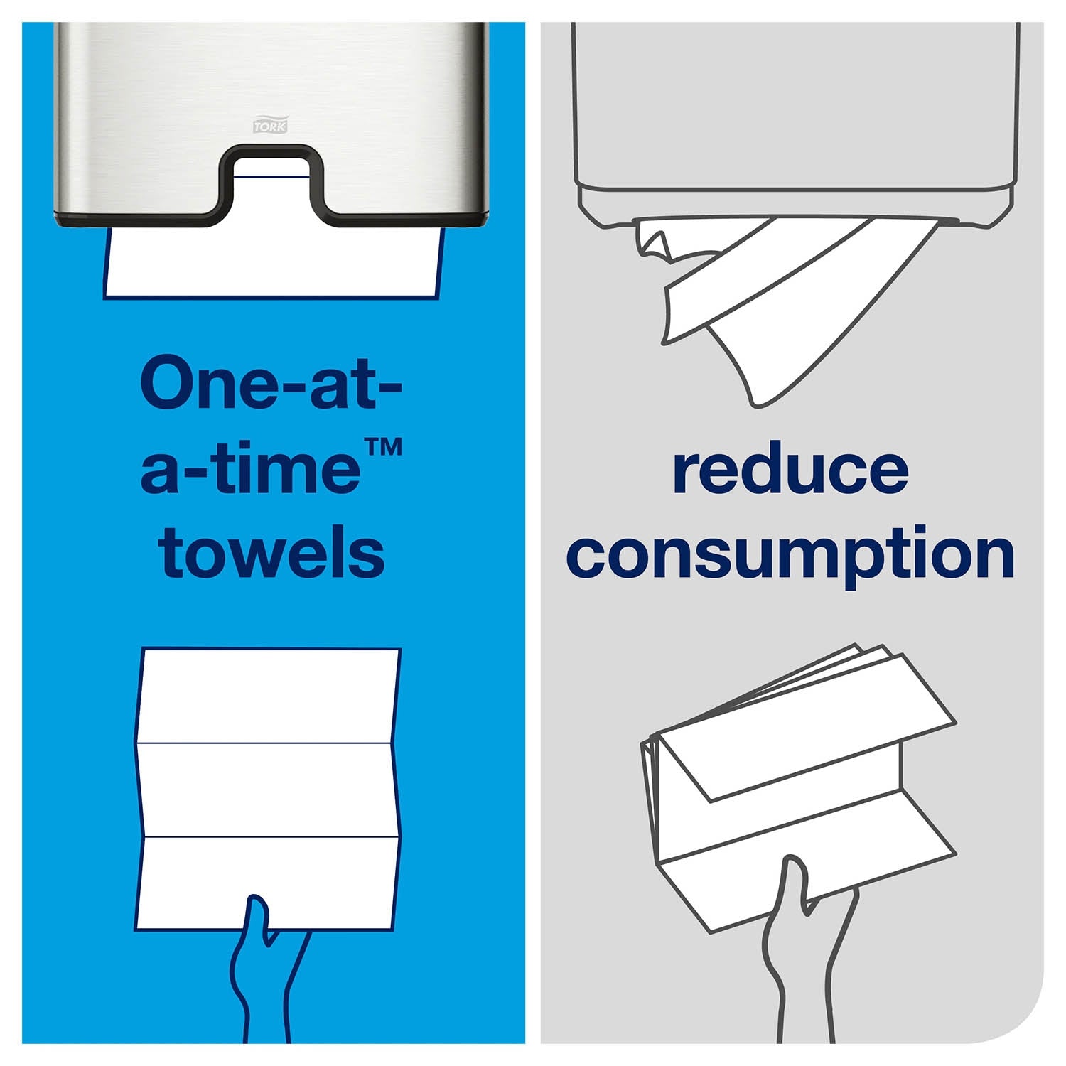 Tork Xpress Multifold Hand Towel White 2Ply - 120225 - Case of 21 x 180m - 3780 Towels - Tork