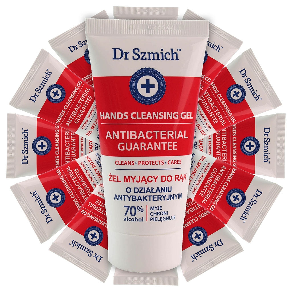 Dr Szmich Hand Sanitising Gel - 50ml - 70% Alcohol - BOX OF 12 - Dr Szmich