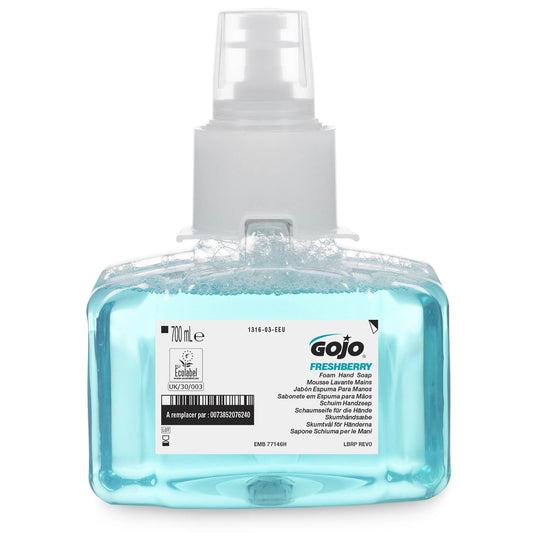 Gojo Freshberry Foam Hand Soap 700ml - Bunzl Catering Supplies