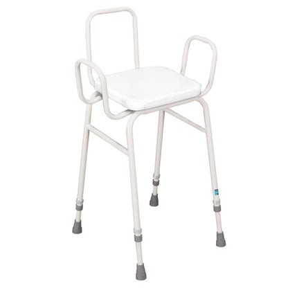 Sidhil Perching Stool with Arms and Backrest - 