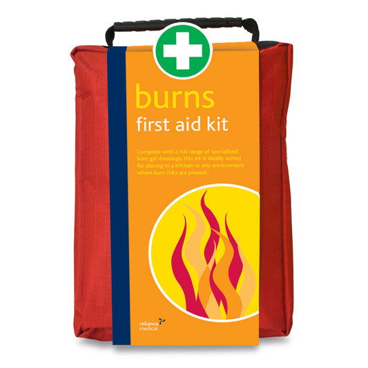 Burn First Aid Kit in Red Stockholm Bag
