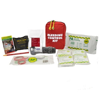 Bastion Bleeding Control Kit in Parabag Red IKAF Pouch - SP Services