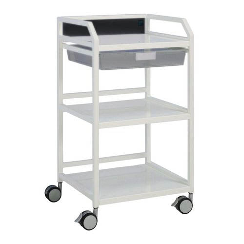 Howarth Trolley 960 x 565 x 450mm Full Width Shelves - Black - 