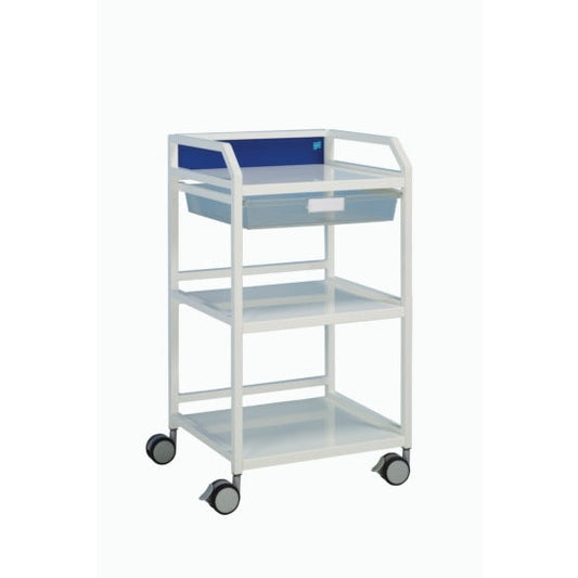 Howarth Trolley 960 x 565 x 450mm Full Width Shelves - Purple - 
